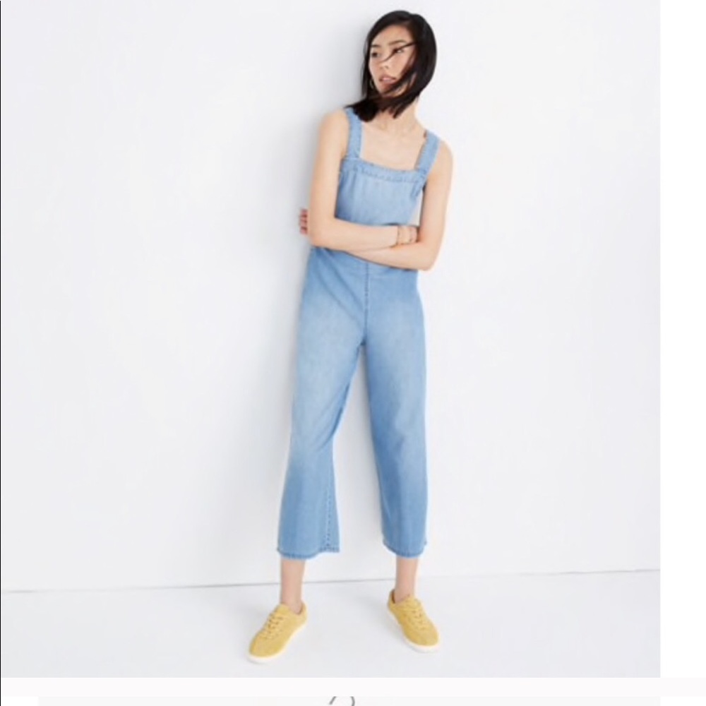 SOLD❣️Madewell Chambray Jumpsuit - Picture 1 of 7